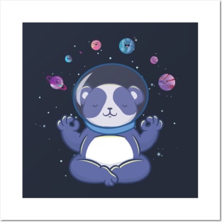 Funny Panda Bear Meditating Posters and Art